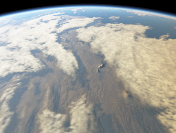 earth rendering real-time OpenGL 3D planet atmosphere scattering blue marble srtm