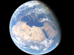 earth rendering real-time OpenGL 3D planet atmosphere scattering blue marble srtm space
