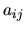 $ a_{ij}$