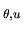 $ _{\theta,u}$