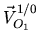$ \mbox{$\vec V^{1/0}_{O_1}$}$