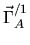 $ \mbox{$\vec \Gamma^{/1}_{A}$}$