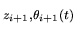 $\displaystyle _{z_{i+1},\theta_{i+1}(t)}$