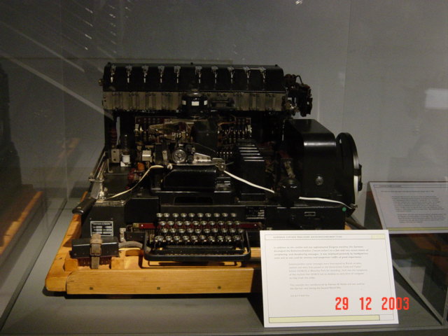 Enigma Encoding Machine (Imperial War Museum)