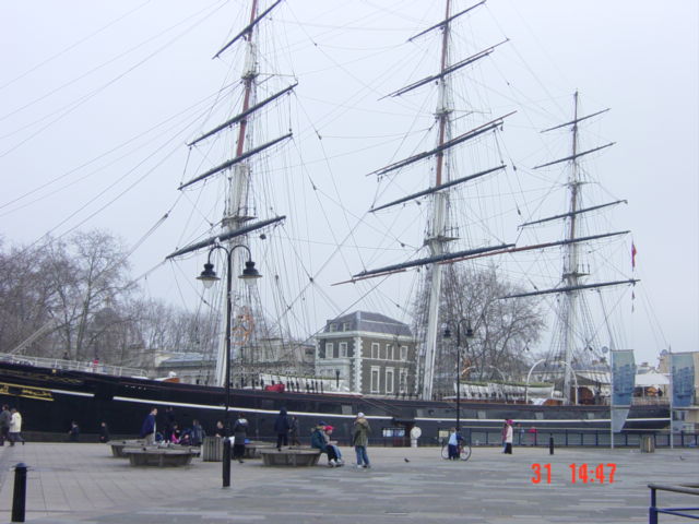 Cutty Sark - an old tea-carrying ship (Maritime Greenwich)