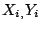$X_{i,}Y_{i}$